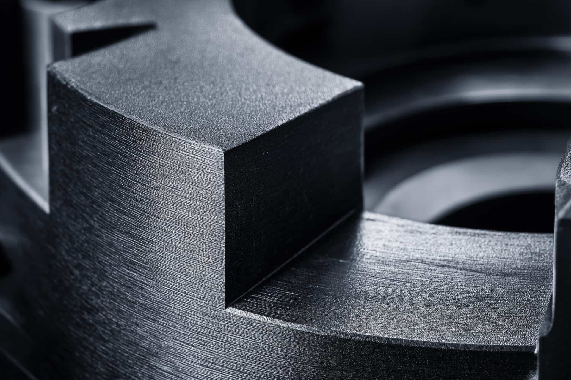 Metallteile, galvanisiert, mit glänzender Oberfläche, Genauigkeit und Oberflächenqualität sichtbar.