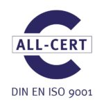 ALL-CERT Siegel für Qualitätsmanagement nach DIN EN ISO 9001