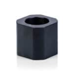 Hochwertiger galvanischer Spritzenschutz, Farbe schwarz, für Industrieanwendungen.