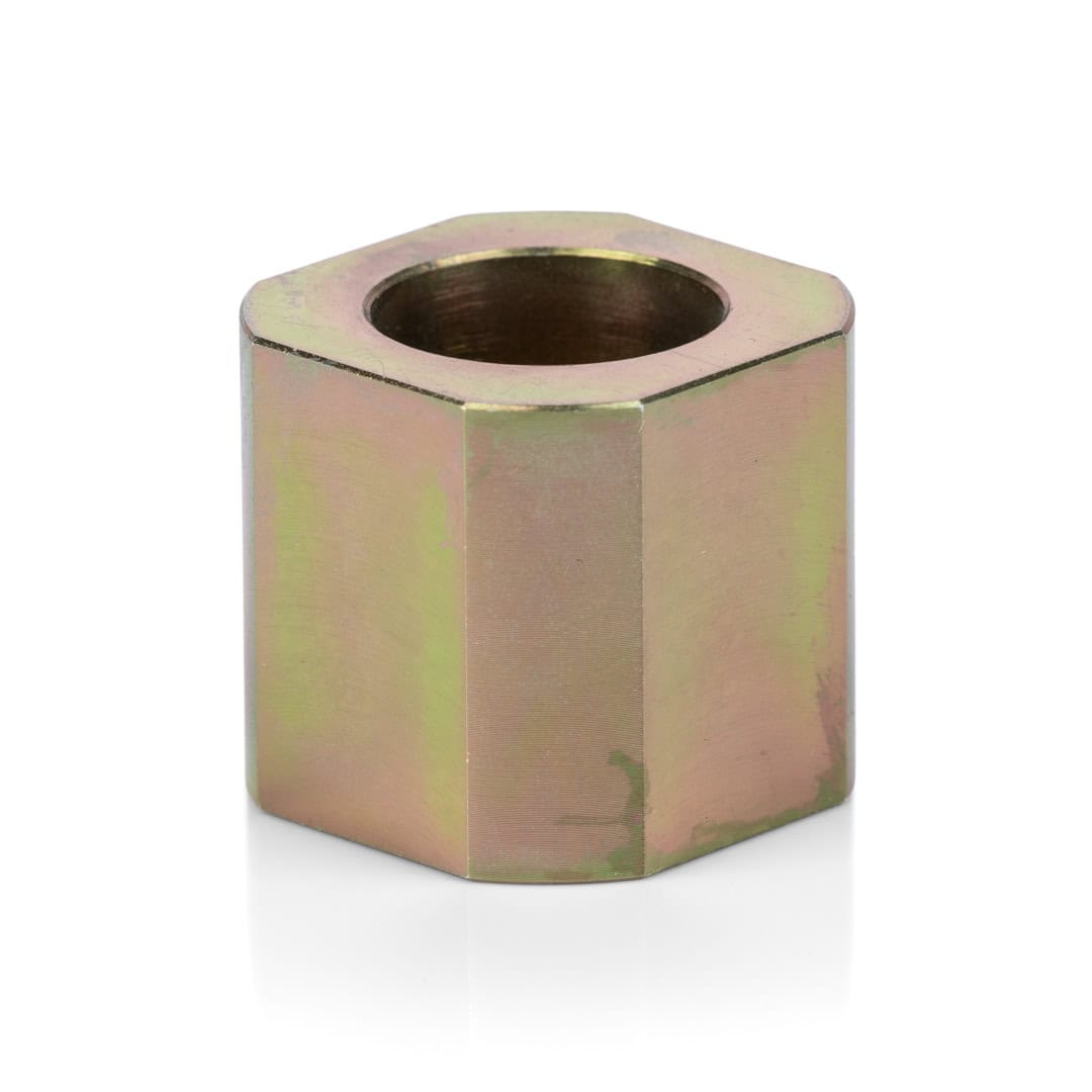 1. Hochwertiges gelbes Verzinkungskomponent mit sechseckigem Design.