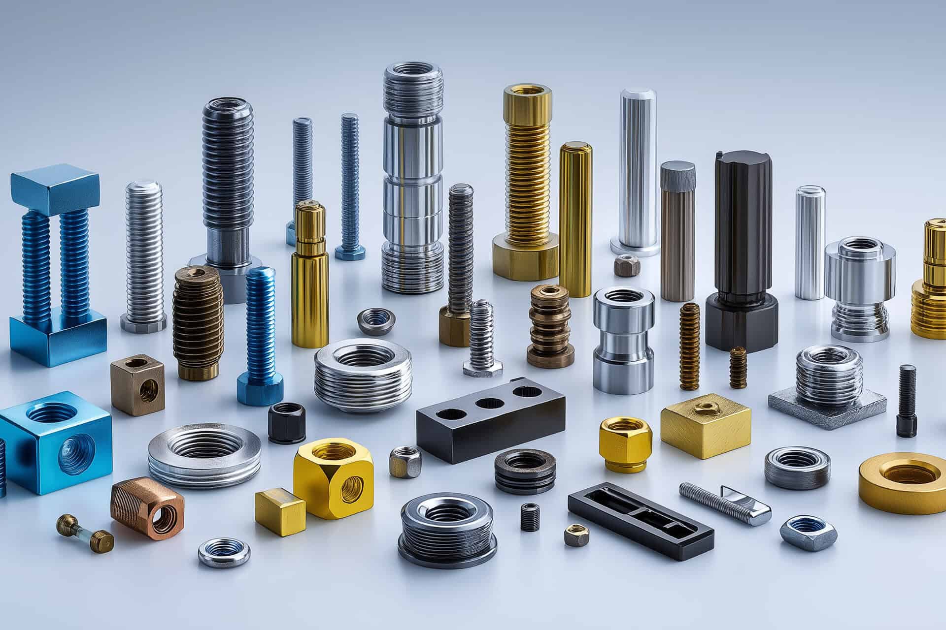 Hochwertige galvanisierte Schrauben, Muttern und Befestigungselemente von Frühschütz Lohngalvanik GmbH.